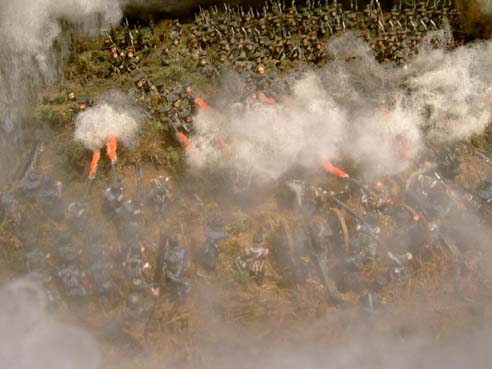 Front line action