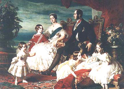 Victoria, Albert and a few of their children